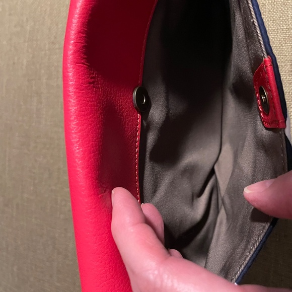 J. Crew Nautical Mariner Sailor anchor shoulder bag/clutch - Picture 9 of 9